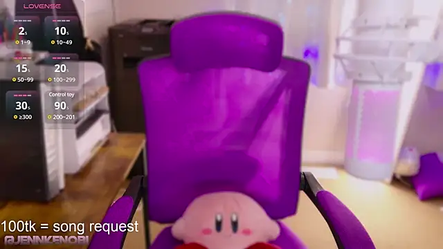 JennKenobi online show from February 22, 8:53 pm