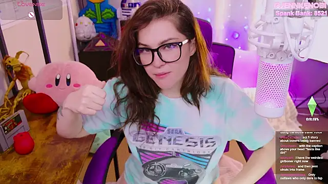 JennKenobi online show from March 12, 6:22 pm