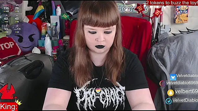 VelvetDiablo online show from January 9, 1:29 am