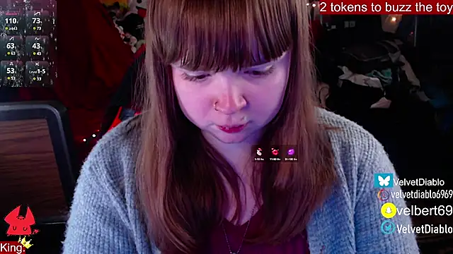 VelvetDiablo online show from January 22, 1:42 am