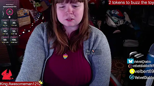 VelvetDiablo online show from January 22, 4:44 am