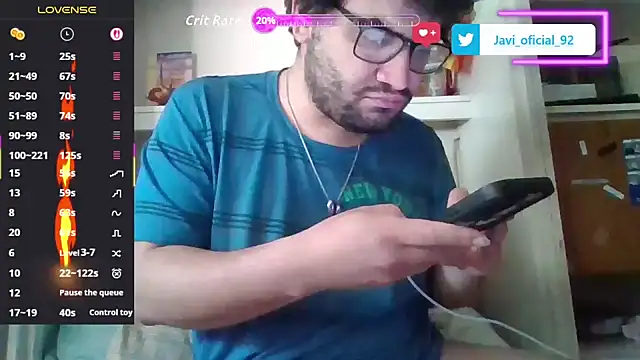 Javi 92 online show from April 4, 11:08 am