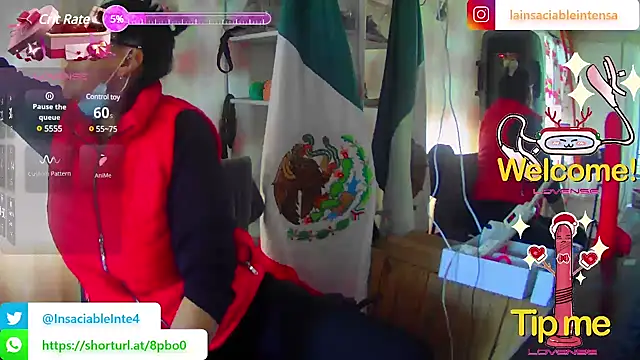 LaInsaciableIntensa online show from February 23, 6:23 pm