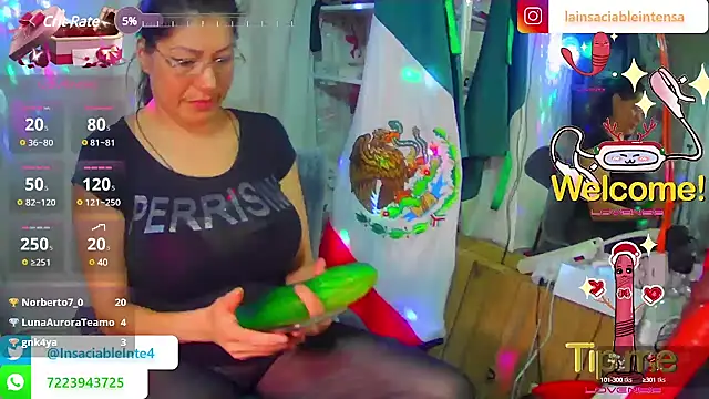 LaInsaciableIntensa online show from March 2, 1:04 am