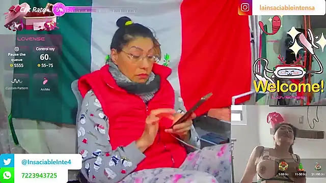 LaInsaciableIntensa online show from March 14, 12:51 pm