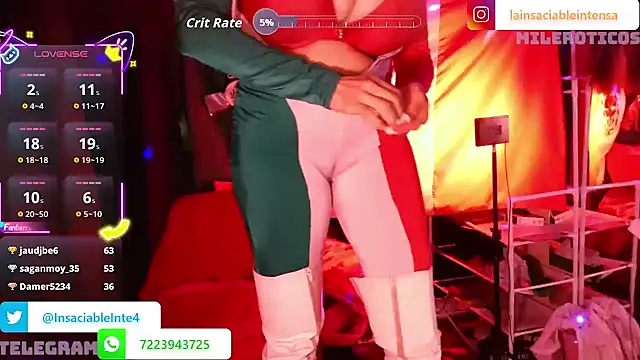 LaInsaciableIntensa online show from September 15, 2:22 am