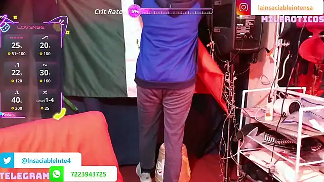 LaInsaciableIntensa online show from March 20, 2:49 am