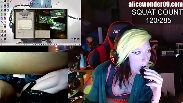 alicewonder09 online show from January 17, 10:33 am