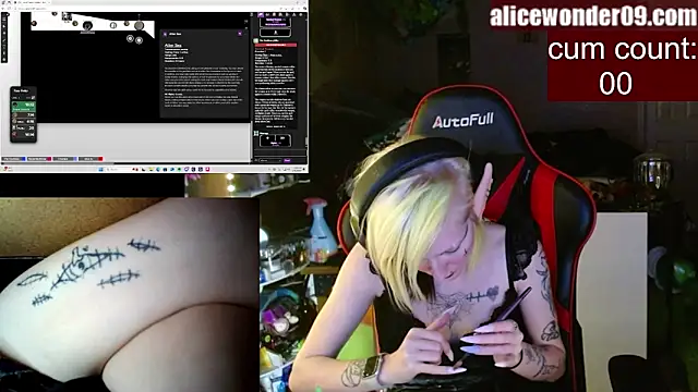 alicewonder09 online show from January 31, 7:39 am