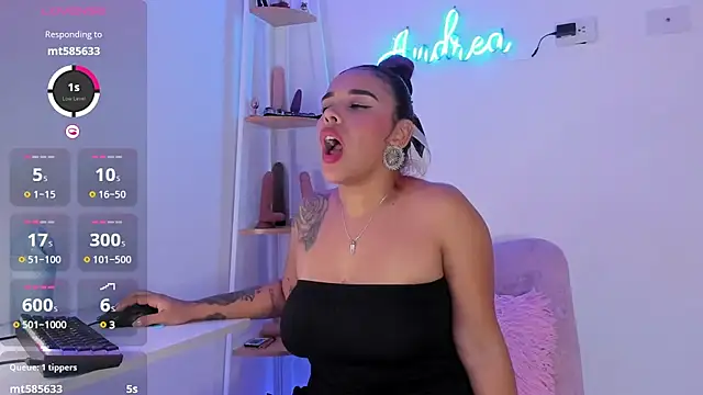 andrea lopezz  online show from February 11, 4:11 am