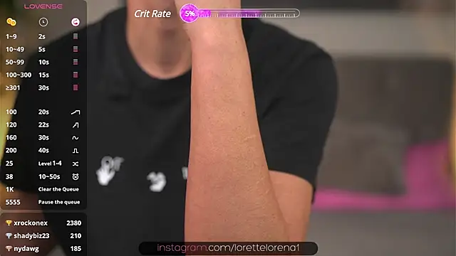 Lorettelorena online show from January 26, 8:13 pm