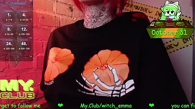 Witch Emma online show from October 31, 10:27 am