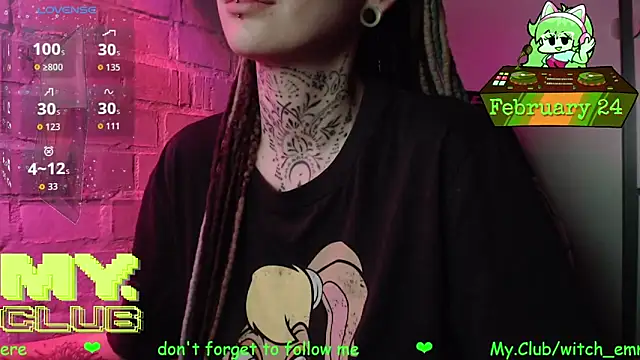 Witch Emma online show from February 24, 7:39 am