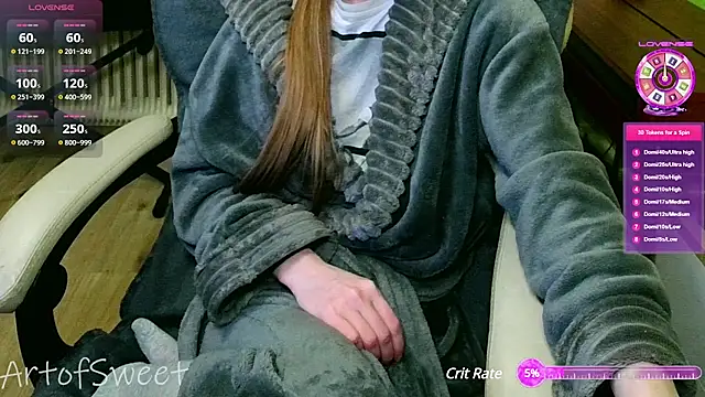 Snapshot of ArtofSweet chatting on December 19, 8:23 pm ArtofSweet online show from December 19, 8:23 pm