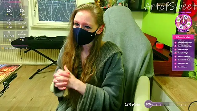 Snapshot of ArtofSweet chatting on March 15, 5:26 pm ArtofSweet online show from March 15, 5:26 pm