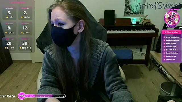 Snapshot of ArtofSweet chatting on September 13, 7:13 pm ArtofSweet online show from September 13, 7:13 pm