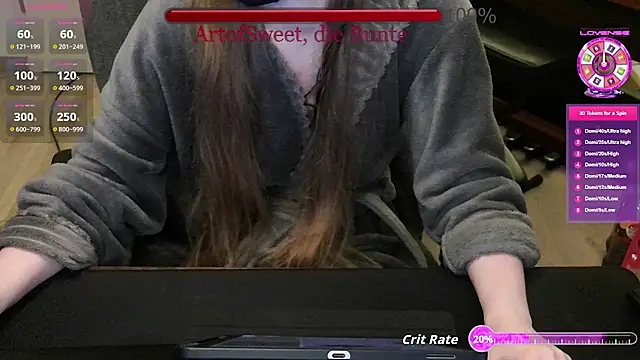 Snapshot of ArtofSweet chatting on July 16, 7:42 pm ArtofSweet online show from July 16, 7:42 pm