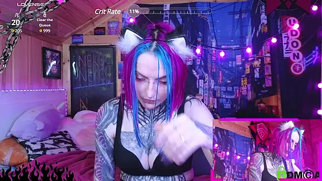 NekoCyber online show from February 13, 8:38 am