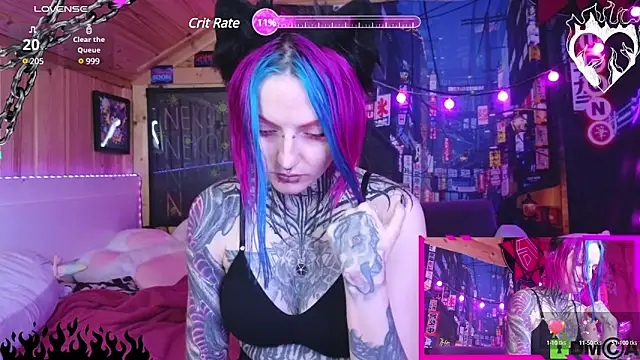 NekoCyber online show from February 22, 5:23 am