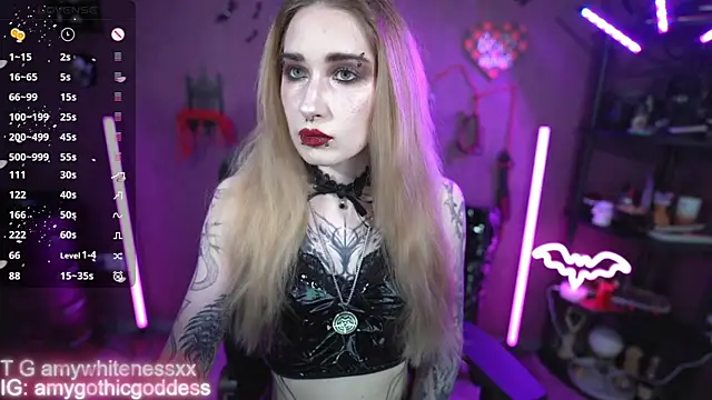 Snapshot of amywhitenessxx chatting on May 20, 1:50 pm amywhitenessxx online show from May 20, 1:50 pm