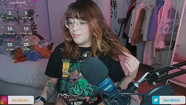 Snapshot of NaruBolita chatting on January 23, 12:19 pm NaruBolita online show from January 23, 12:19 pm