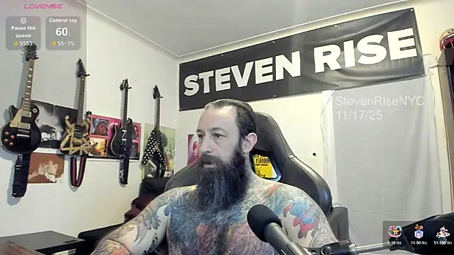 StevenRiseNYC online show from November 17, 1:39 pm