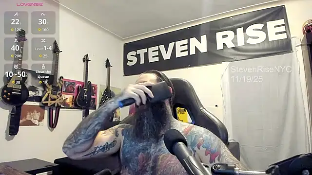 StevenRiseNYC online show from November 19, 1:33 pm