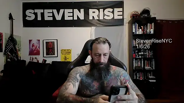 StevenRiseNYC online show from January 7, 9:17 pm