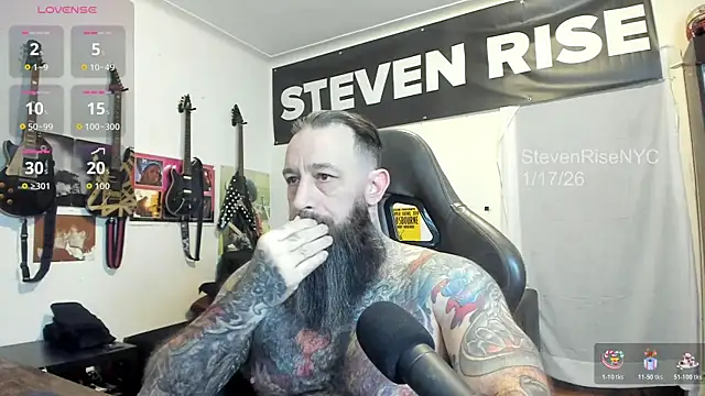 StevenRiseNYC online show from January 17, 12:43 pm